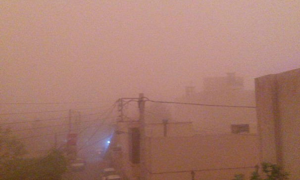 طوفان شن یزد را با خود برد