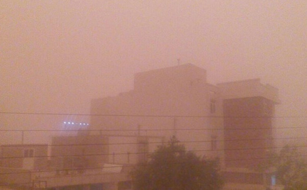 طوفان شن یزد را با خود برد