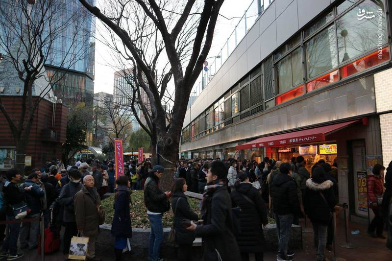 اخبار,اخبارگوناگون,  صف خرید بلیط بخت ‌آزمایی در ژاپن 