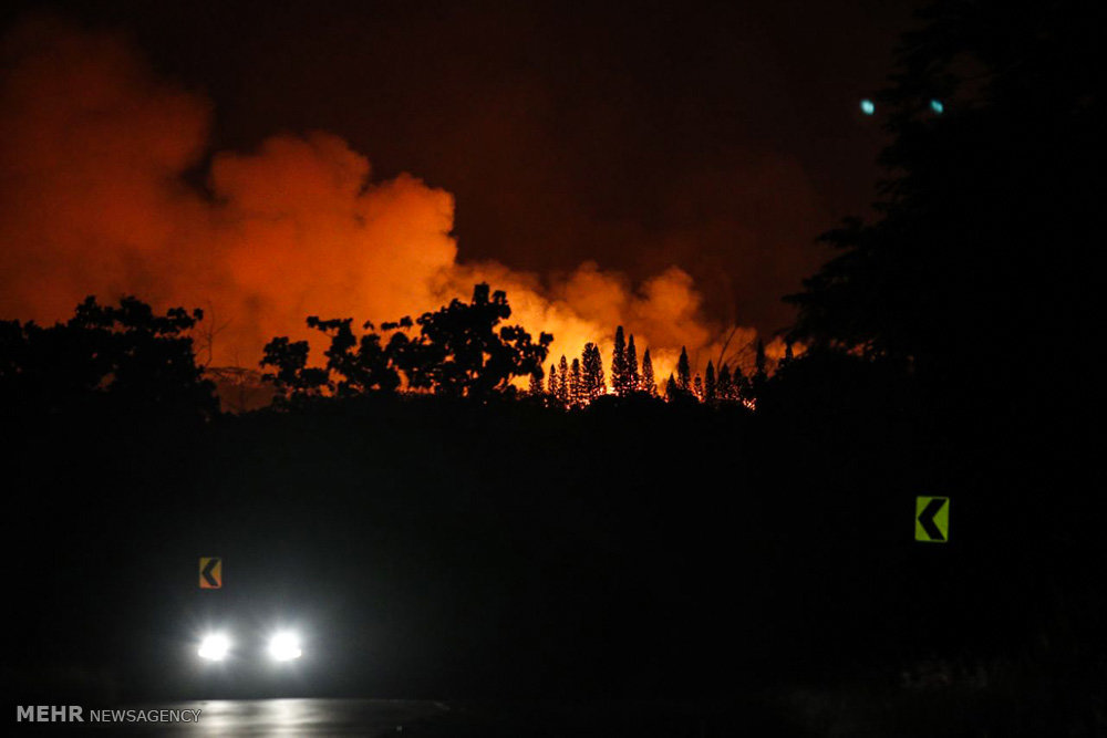 اخبار,عکس خبری, گدازه های مذاب آتشفشان کیلاویا