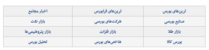اخبار اقتصادی ,خبرهای اقتصادی , بورس تهران اخبار اقتصادی ,خبرهای اقتصادی , بورس تهران