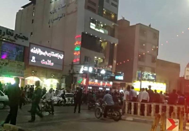 درگیری شهروندان خرمشهری با ماموران انتظامی
