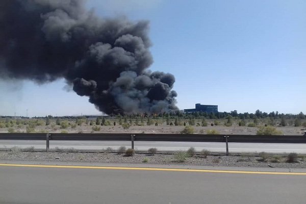 ۶۴۵ تن کالا در گمرک سمنان دچار حریق شد