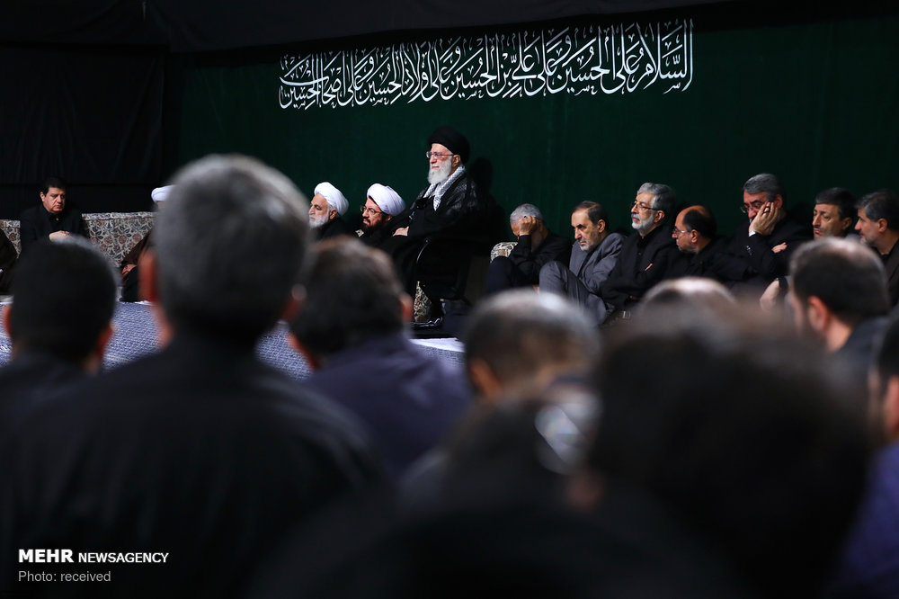 عکس خبری,مراسم عزاداری شب عاشورای حسینی (ع) در حسینیه‌ی امام خمینی