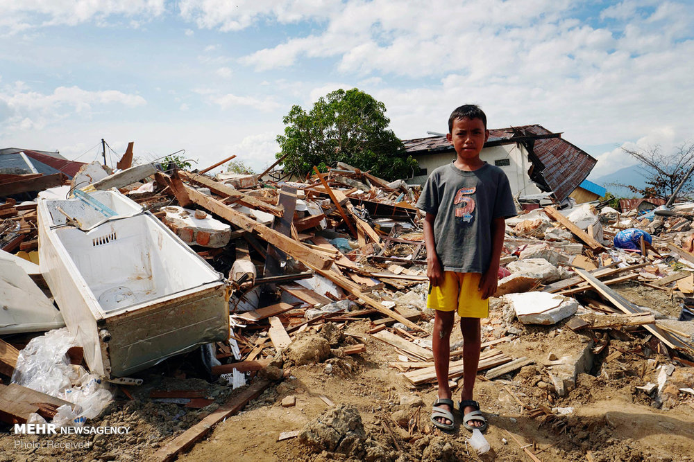 اخبار,عکس خبری,بازماندگان زلزله اندونزی