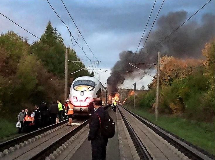  اخبار حوادث,خبرهای حوادث ,آتش‌سوزی قطار 