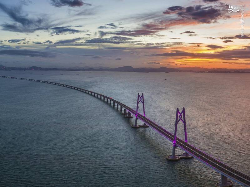 اخبار,اخبار گوناگون,افتتاح طولانی‌ترین پل آبی جهان در چین