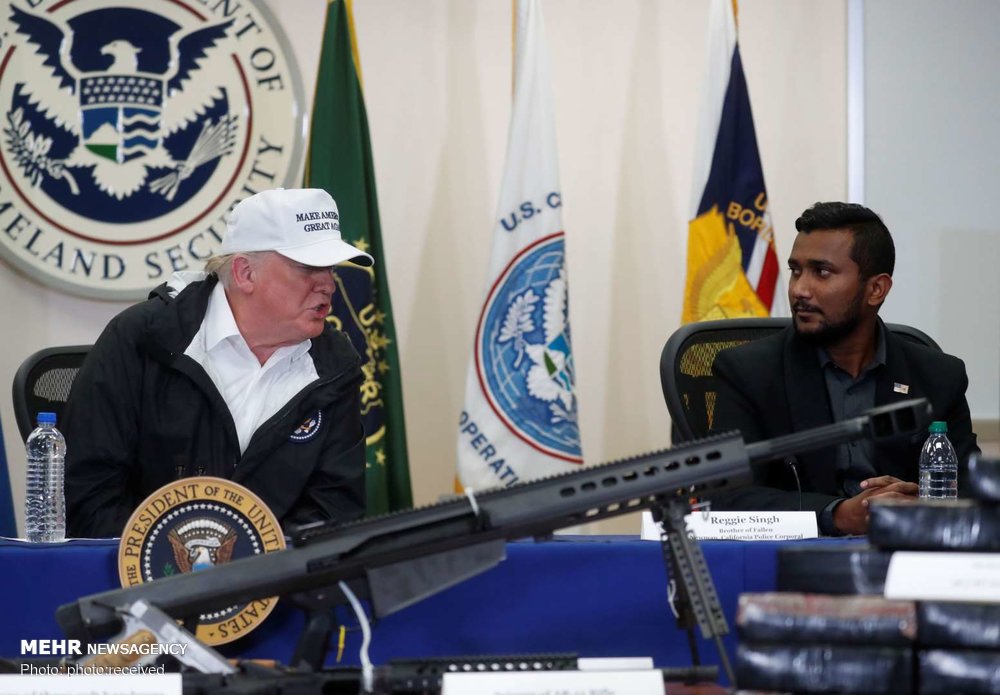 اخبار,عکس خبری,سفر ترامپ به مرز آمریکا و مکزیک