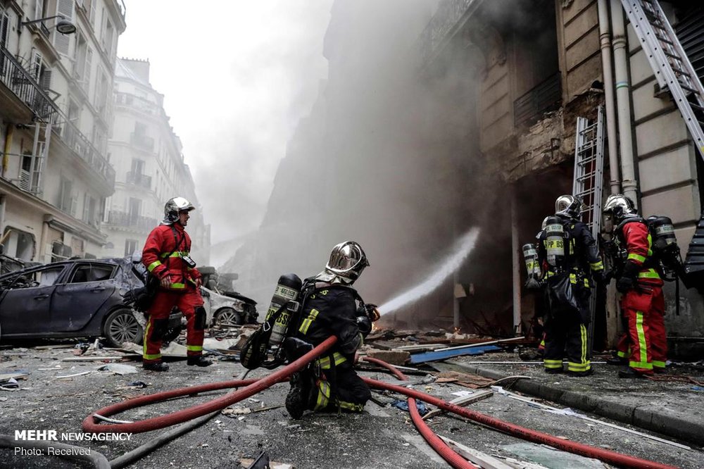 اخبار,عکس خبری, انفجار شدید در پایتخت فرانسه