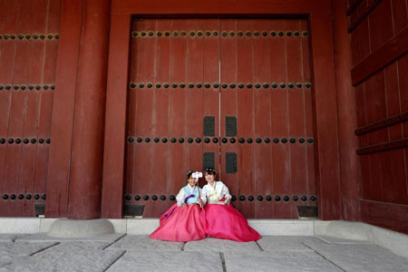 عکسهای جالب,عکسهای جذاب,لباس سنتی کره ای 
