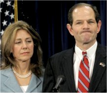 Eliot Spitzer و زنش Silda