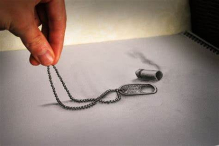 آموزش نقاشی سیاه قلم سه‌بعدی,مدل نقاشی سیاه قلم سه‌بعدی