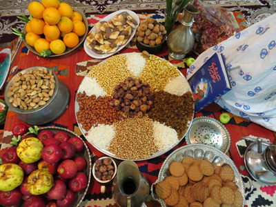 رسوم شب یلدا در ایران , رسوم شب چله