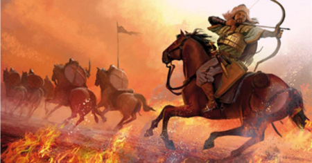 امپراتوری آتیلای هون, حملات آتیلای هون