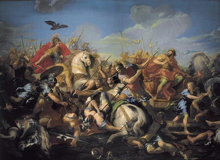 سومین نبرد داریوش با اسکندر, جنگ داریوش با اسکندر, صف آرایی سپاهیان در نبرد گوگمل