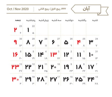 تقویم ایݛان, لحظه تحویل سال ۹۹