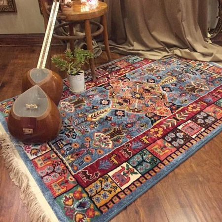 فرش با طرح های سنتی,فرش های سنتی,فرش با طرح های سنتی در فضاهای مدرن