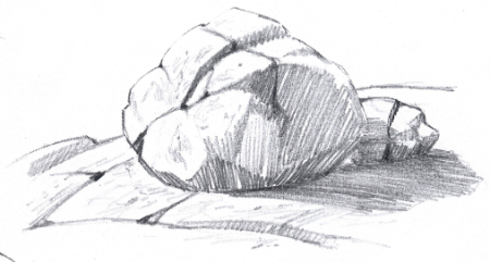 نقاشی طرح صخره روی دیوار,آموزش نقاشی طرح صخره