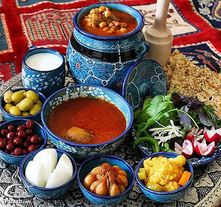 غذاهای محلی کرمان, اصلی ترین غذاهای کرمان