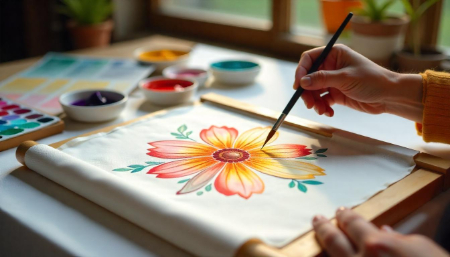 آموزش نقاشی روی ابریشم, هنر نقاشی روی ابریشم