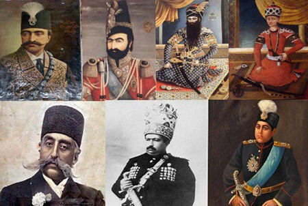 پادشاهان قاجار, عکس پادشاهان قاجار, تاریخ پادشاهان قاجار