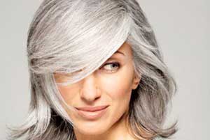 موهای خاکستری,آرایش موهای خاکستری,آرایش مناسب موهای خاکستری