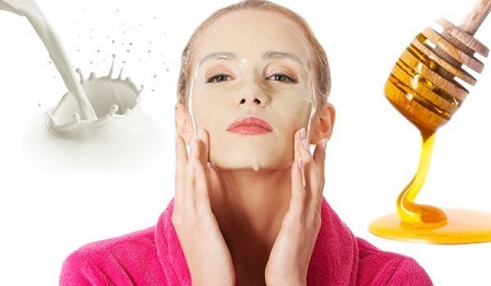 پاکسازی پوست با ماسک شیر و عسل, ماسک شیر و عسل برای پوست خشک, ماسک شیر و عسل