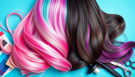 انواع رنگ مو