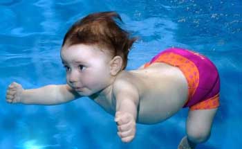 شنا کردن کودک,آموزش شنا به کودکان