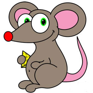 آموزش نقاشی موش,آموزش تصویری نقاشی موش