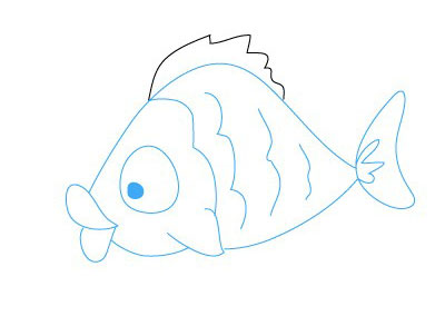 طرز کشیدن نقاشی ماهی,آموزش نقاشی