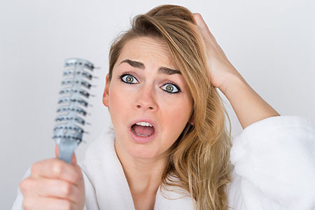 ریزش موی باردرای,درمان ریزش مو,علل ریزش مو