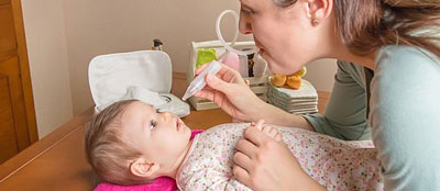 گرفتگی بینی در نوزادان