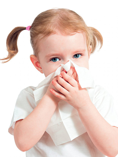علت سرماخوردگی, آلرژی, آلرژی در کودکان