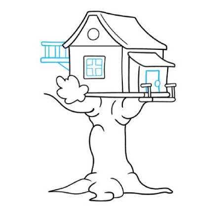 دستورالعمل های گام به گام برای ترسیم خانه درختی