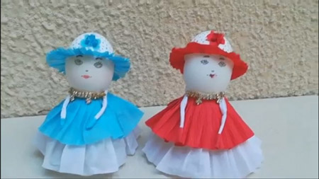 ساخت عروسک, ساخت عروسک در منزل, ساخت عروسک با وسایل دورریختنی