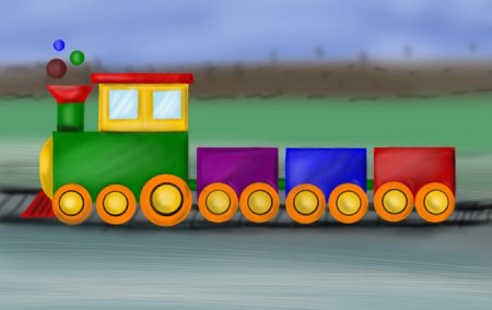 آموزش نقاشی قطار کودکانه,نقاشی قطار,آموزش کشیدن گام به گام نقاشی قطار