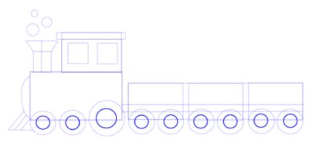 آموزش نقاشی قطار کودکانه,نقاشی قطار,آموزش کشیدن قطار