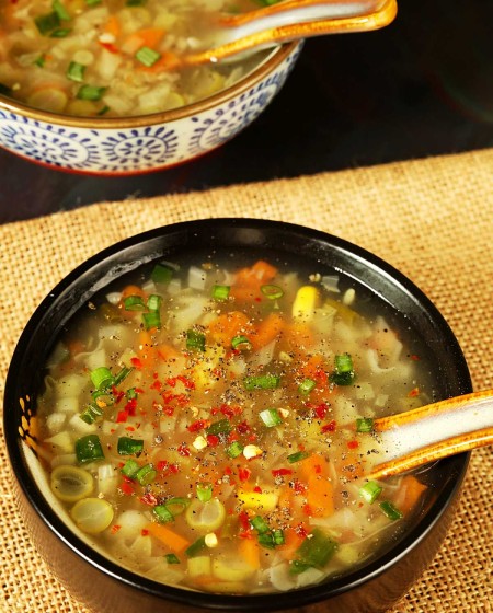 طرز تهیهٔ سوپ سبزیجات برای کودک,سوپ سبزیجات برای کودکان,شیوه تهیه سوپ سبزیجات برای کودک