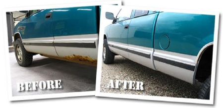 تعمیر زنگ زدگی خودرو