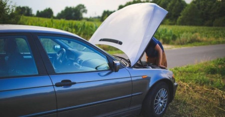 خودروی بیش از حد گرم شده