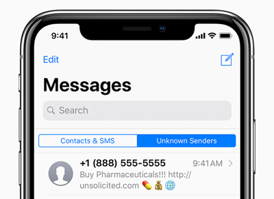 بلاک کردن تماس در iOS, سیستم عامل iOS