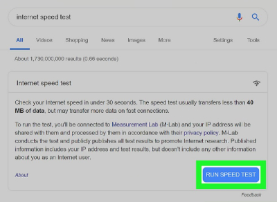 نحوه بررسی سرعت اینترنت, وب سایت بررسی سرعت اینترنت