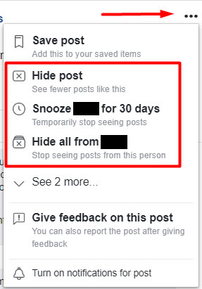  صفحه اصلی فیس بوک, آخرین بازدید در فیس بوک