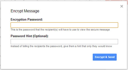 ایمیل های رمزگذاری, SecureGmail, مرورگر کروم
