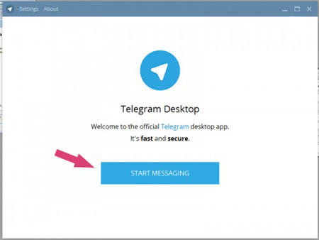 تنظیمات تلگرام, آموزش ثبت نام در تلگرام
