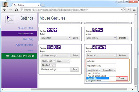 افزونه crxMouse Chrome Gestures ، مرورگر کروم مرورگر کروم, وب استور گوگل کروم