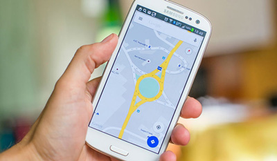  اپلیکیشن Google Maps, زوم کردن روی نقشه‌ی گوگل