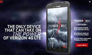 آشنایی بیشتر با تلفن HTC Thunderbolt