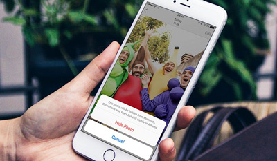 ترفندهای آیفون , مخفی کردن یک تصویر در اپ Photos در iOS 10